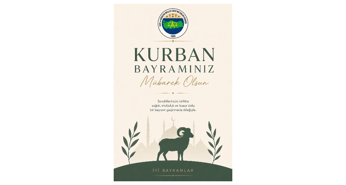 KURBAN BAYRAMINIZ MÜBAREK OLSUN